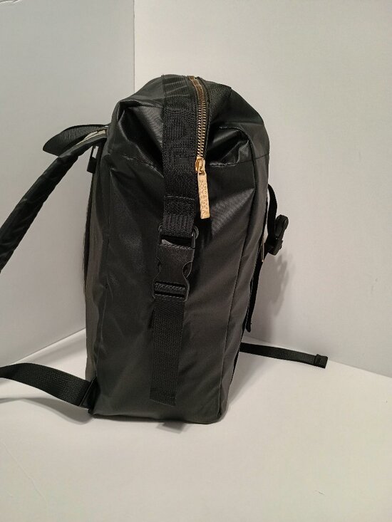 Versace Black Gold Greek Key Backpack Travel Bag main image 6